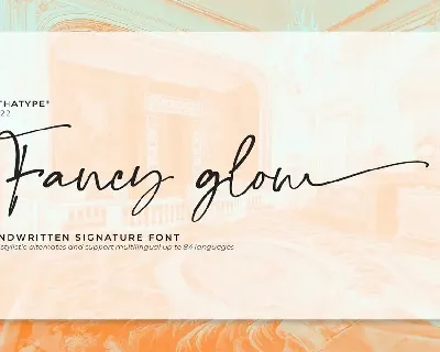 Fancy Glow font