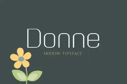 Donne Sans Serif font