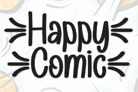 Happy Comic Display font