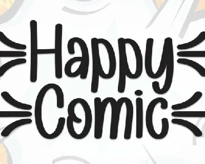 Happy Comic Display font