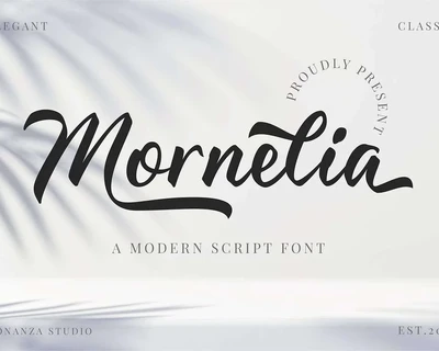 Mornelia font