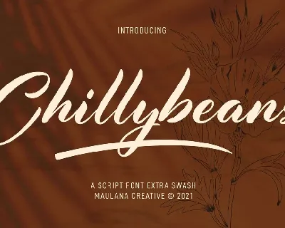 Chillybeans font