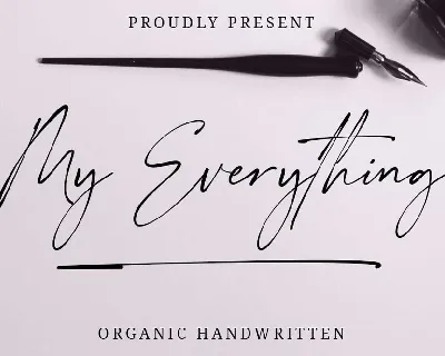 My Everything font