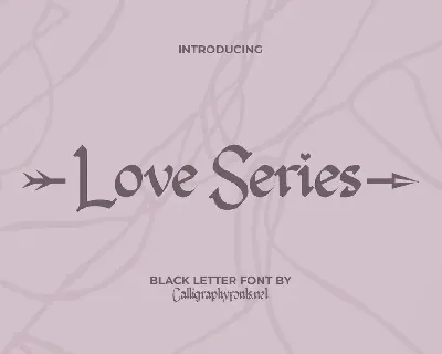 Love Series Demo font