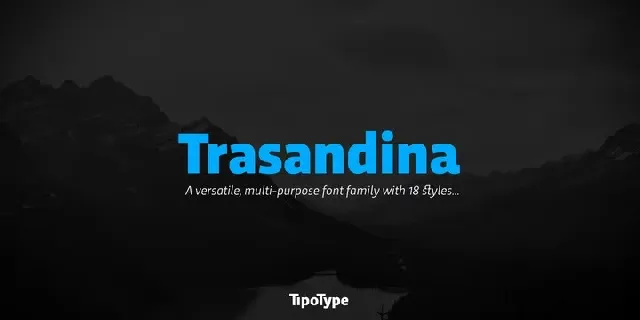 Trasandina Family font