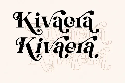 Kivaera Modern Serif font