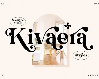 Kivaera Modern Serif font