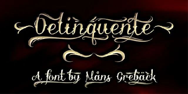 Delinquente font