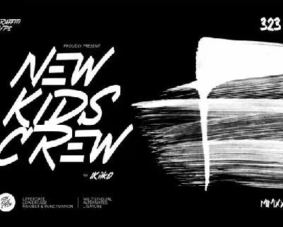 New Kids Crew font