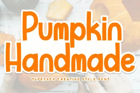 Pumpkin Handmade Display font
