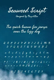 Seaweed Script font