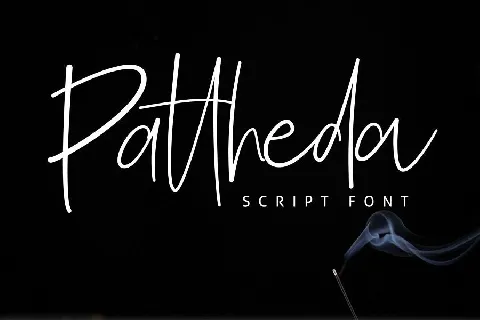 Pattheda Script font