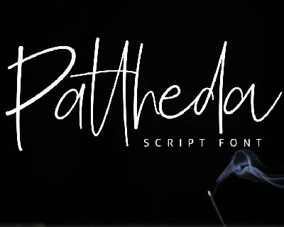 Pattheda Script font