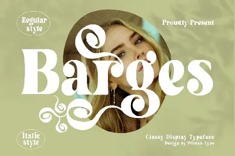 Barges Serif font