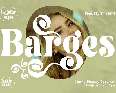 Barges Serif font