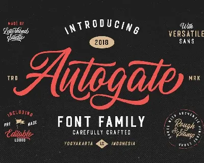 Autogate Duo font