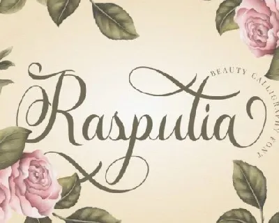 Rasputia Calligraphy font