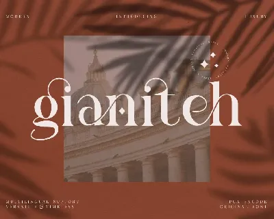 Gianiteh font