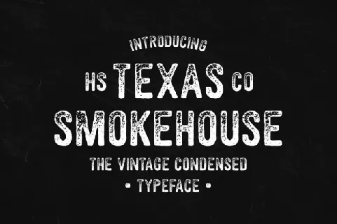 Texas Smokehouse font