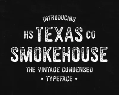 Texas Smokehouse font