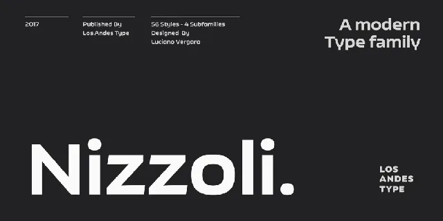 Nizzoli Family font