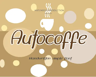 Autocoffe font