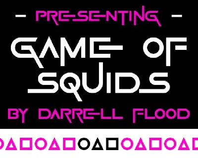 Game Of Squids font