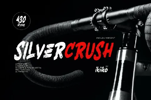 Silvercrush font