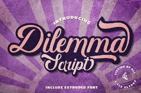 Dilemma font