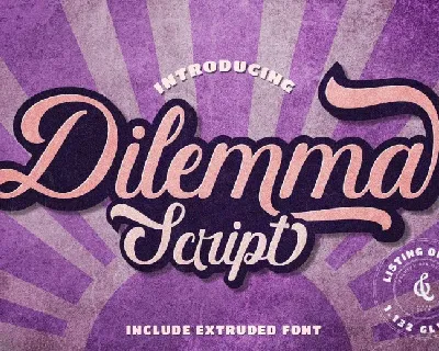 Dilemma font