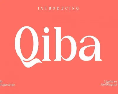 Qiba Serif font