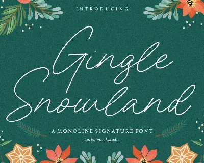Gingle Snowland font