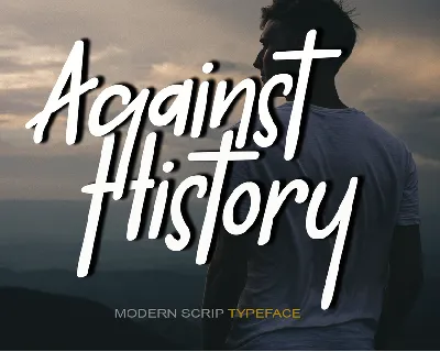 Against History font