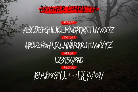 ROUGHER font