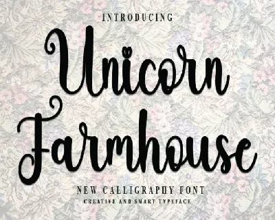 Unicorn Farmhouse font
