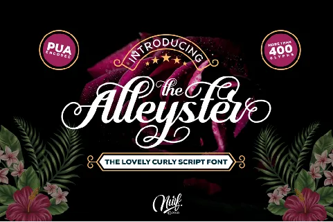 Alleyster Script font