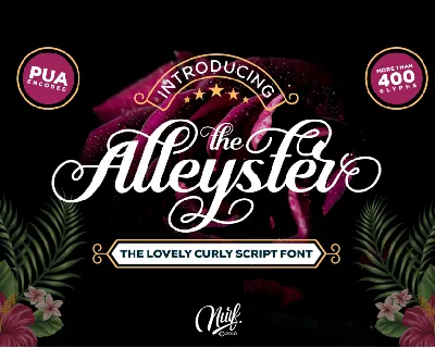 Alleyster Script font