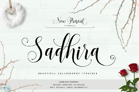 Sadhira Free font