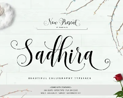 Sadhira Free font