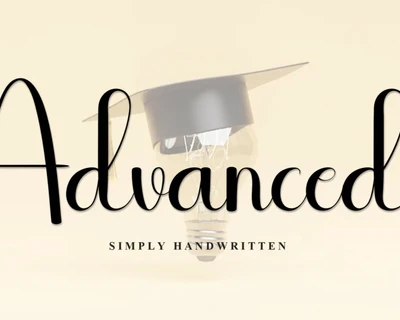 Advanced Script font