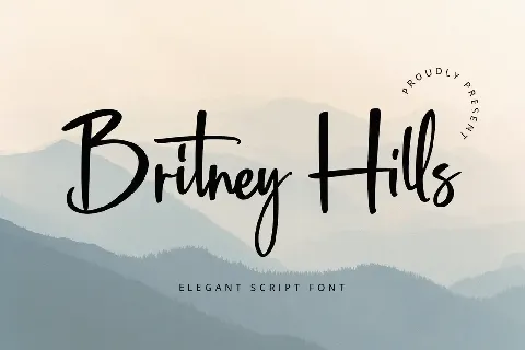 Britney Hills font