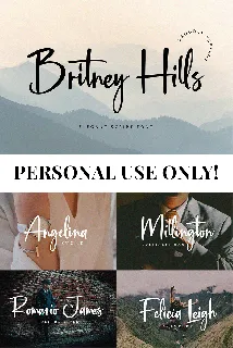 Britney Hills font