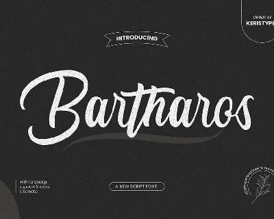 Bartahros font
