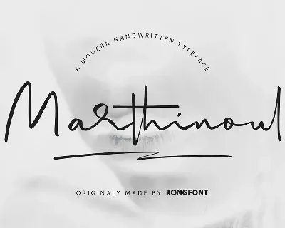 Marthinoul font