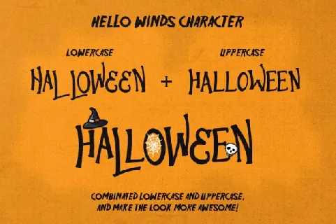 Hello Winds font