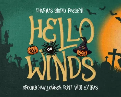 Hello Winds font