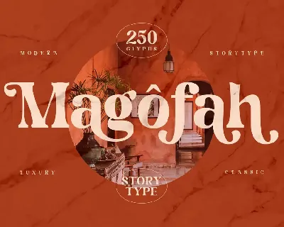 Magofah Modern Serif font