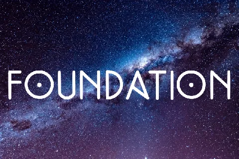 Foundation Titles Hand font