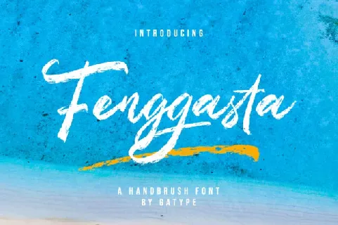 Fenggasta Brush font