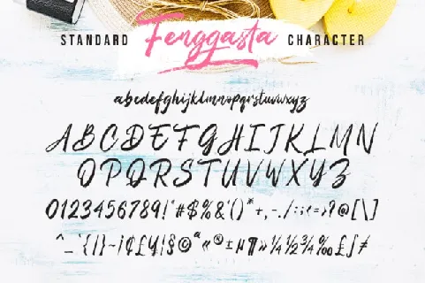 Fenggasta Brush font